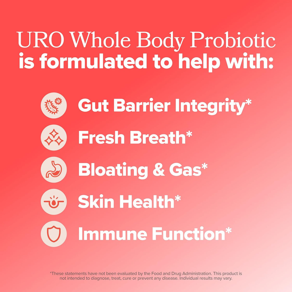 U Positiv URO Probiótico 3 en 1 para microbiomas y digestión