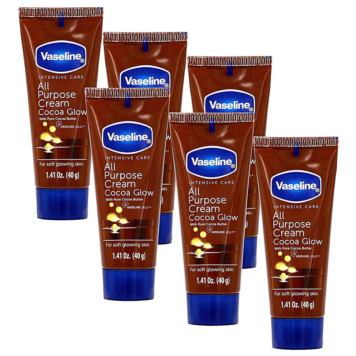 Crema Hidratante Multiusos con Manteca de Cacao, 6 Tubos