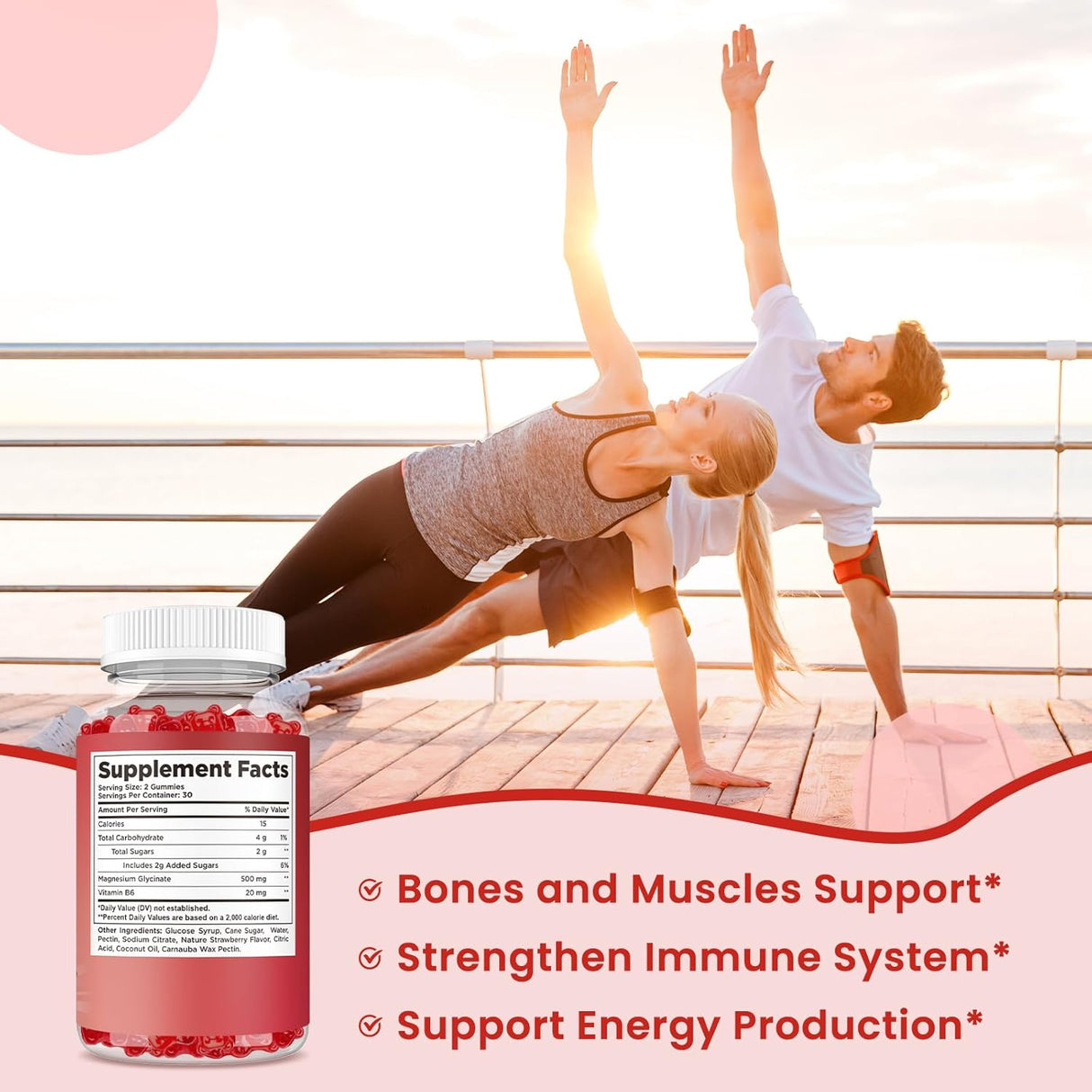 Suplementos de glicinato de magnesio de 500 mg dilib