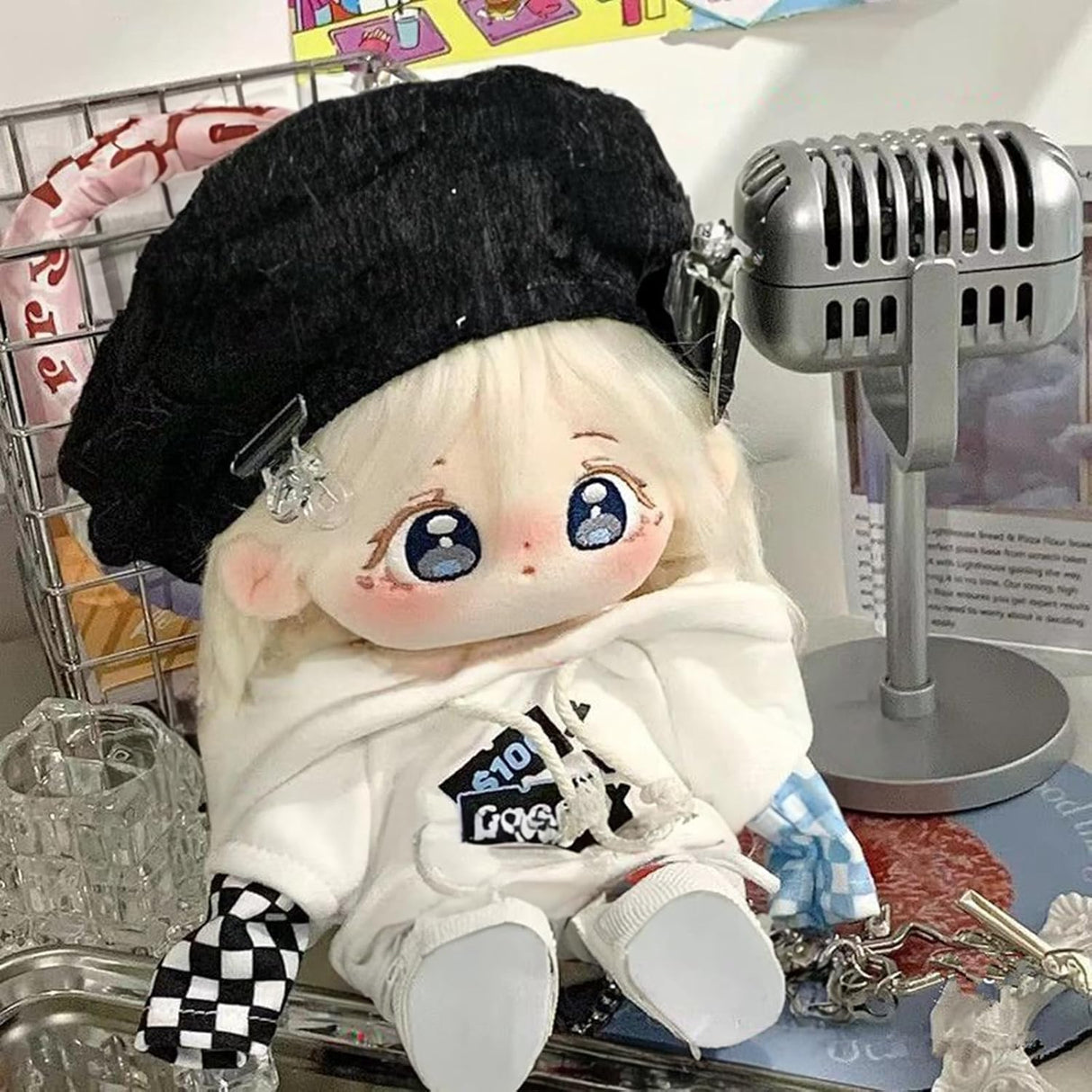 Muñeca de Algodón Kawaii, Accesorios, Modelo Skeleton 20cm