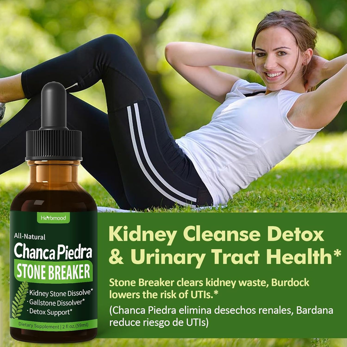 Suplemento de Chanca Piedra y Cola de Caballo para Riñones