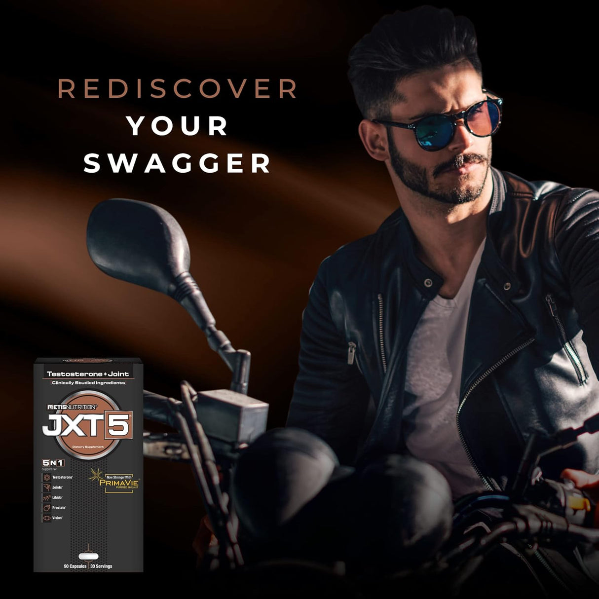 Suplemento de salud 5 en 1 para hombres para libido próstata