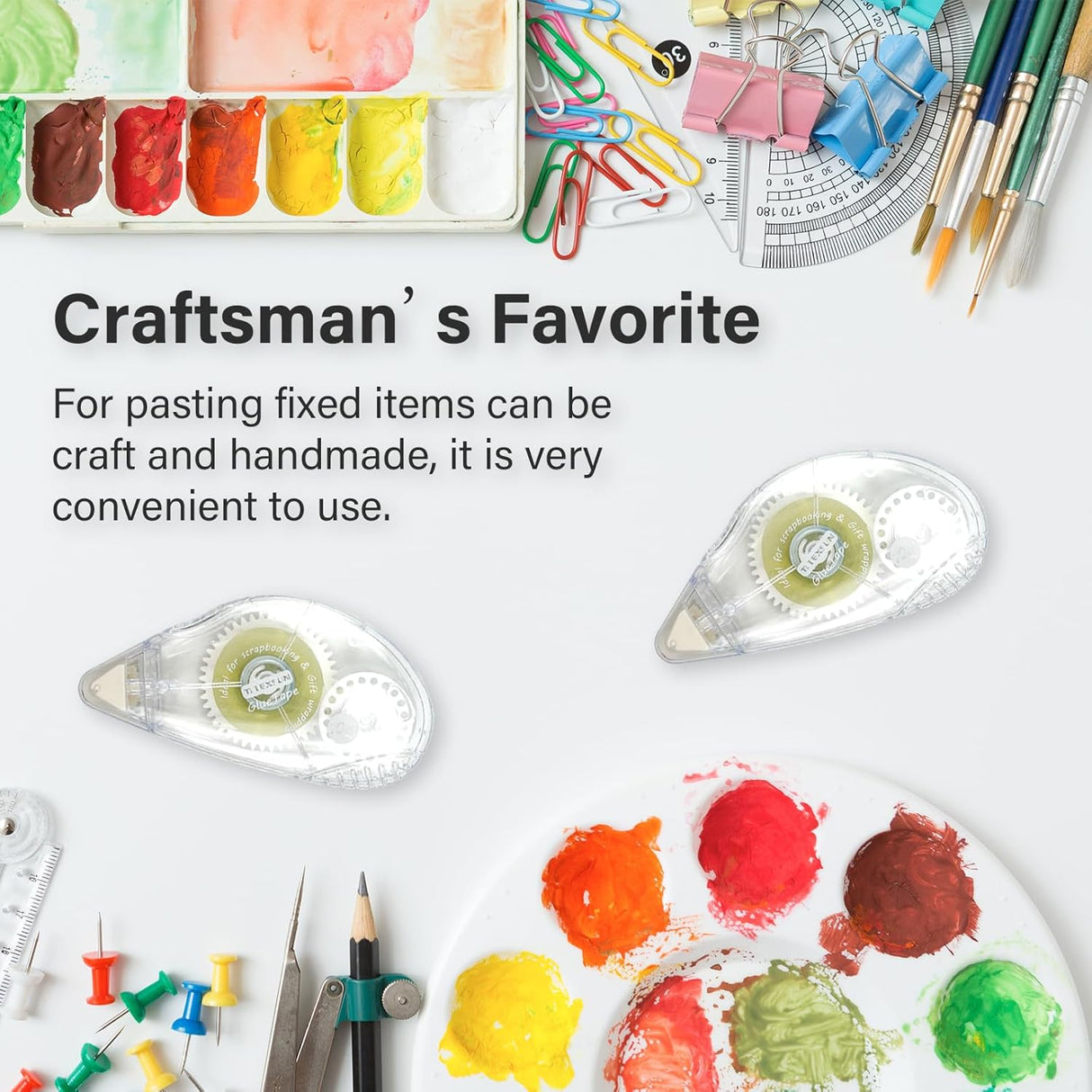 Rodillo de cinta adhesiva de doble cara 0.3 in x 33 pies..