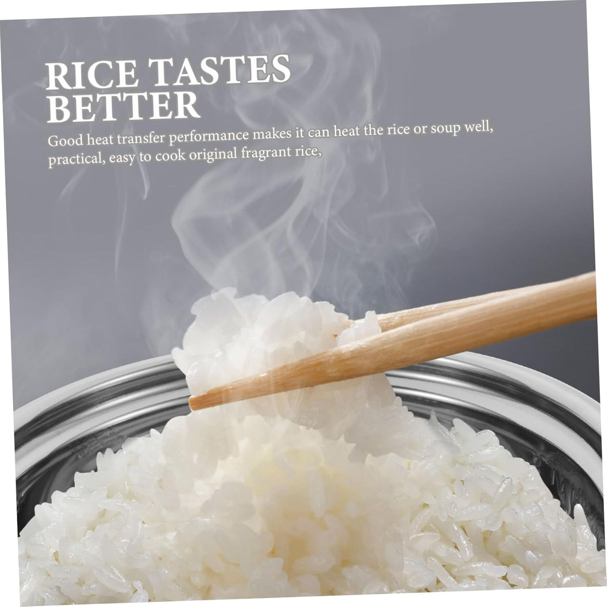 Repuesto Olla Arroz 2 Tazas, Acero Inoxidable, Accesorios