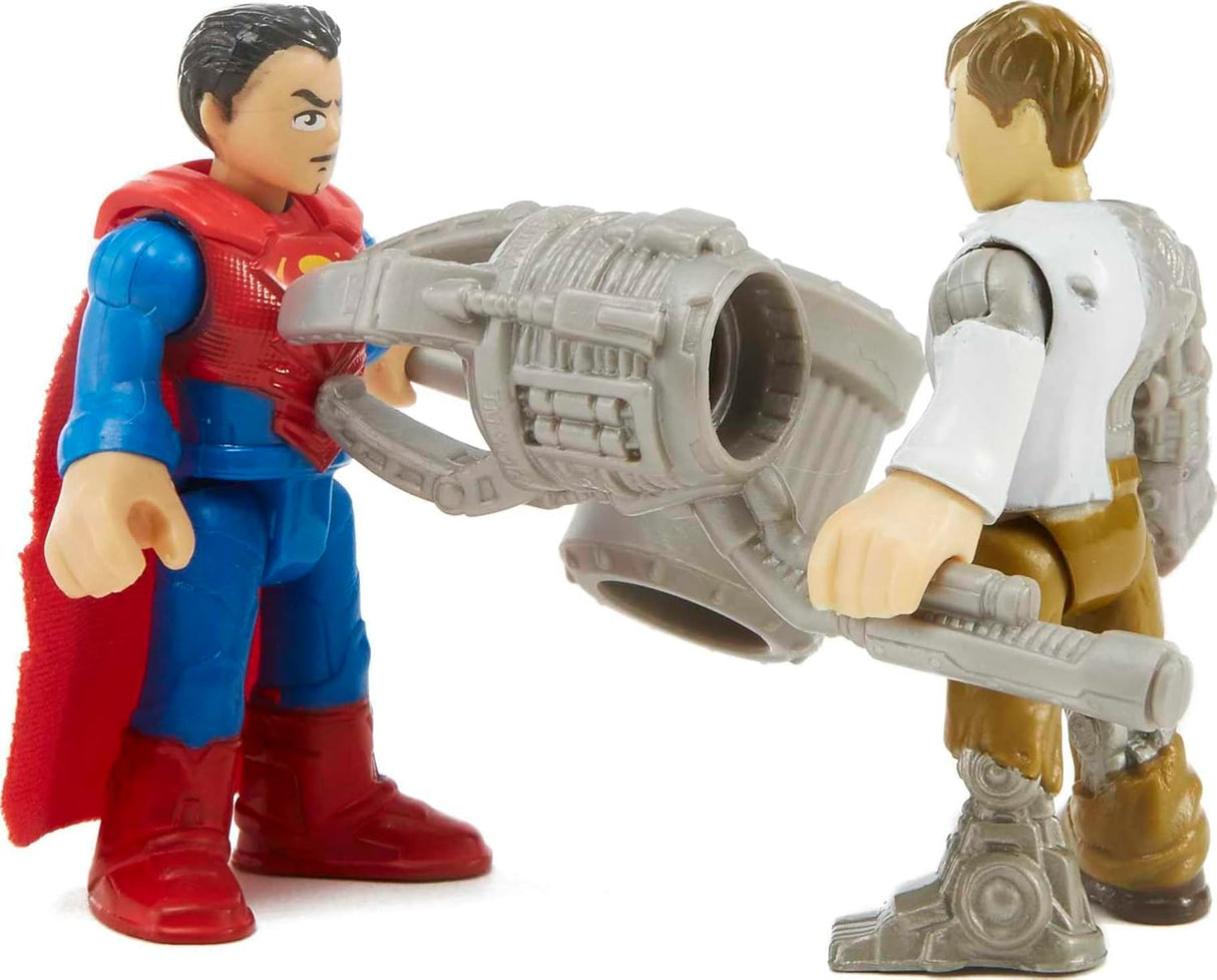 Figuras Superman y Metallo, Fisher-Price, DC Super Friends, 2023