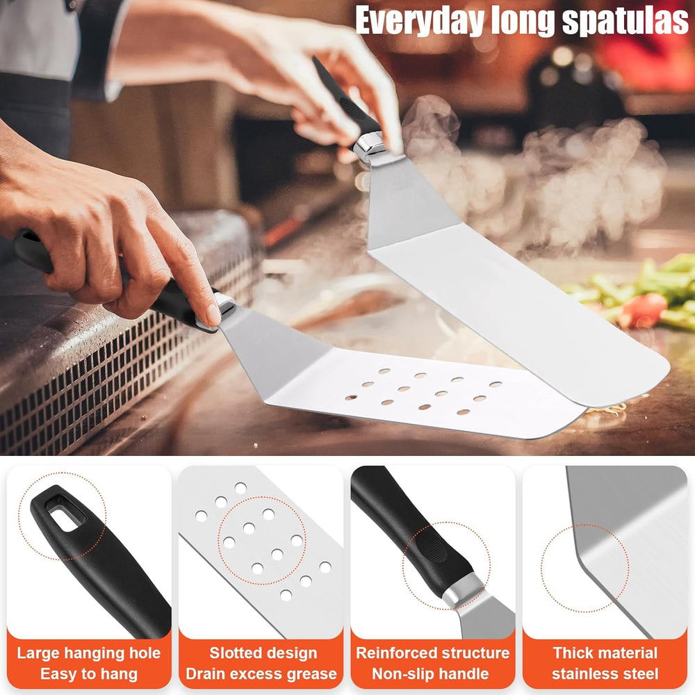 Kit de Accesorios 42pcs Blackstone, Espátulas y Prensa Hamburguesa