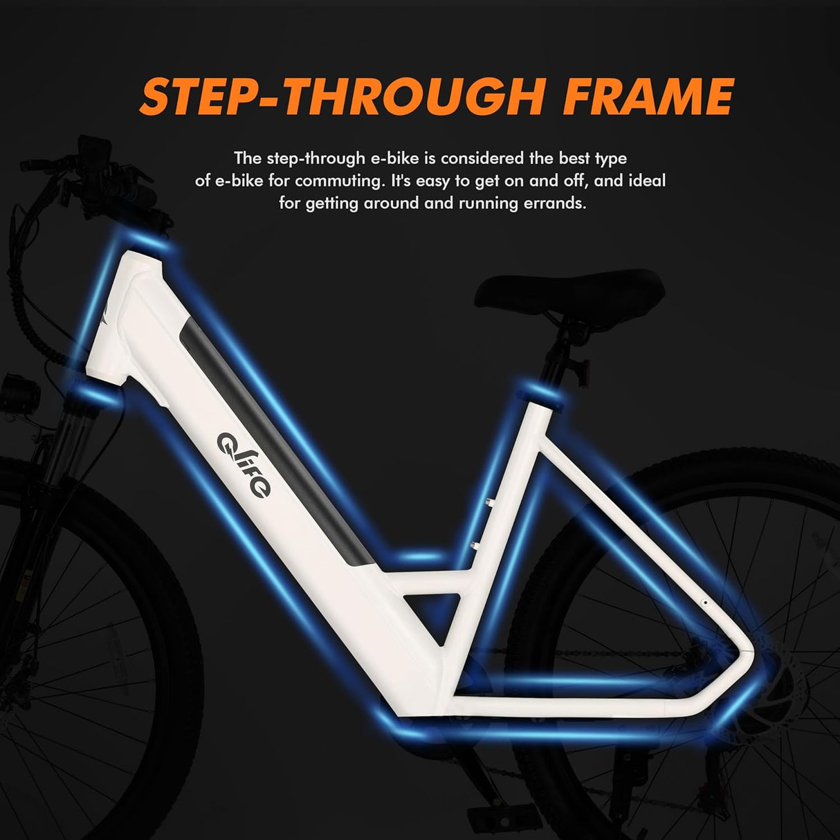 Bicicleta Eléctrica Cityone 26 750W, Batería Removible, E-Bike