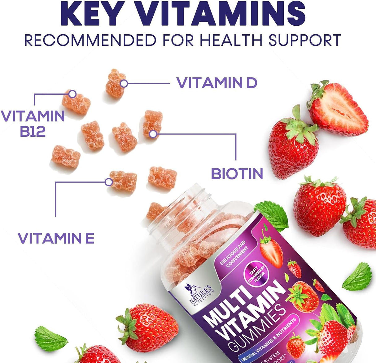 Gomitas Multivitamínicas Adultos, Salud Inmunológica, 90 Uds
