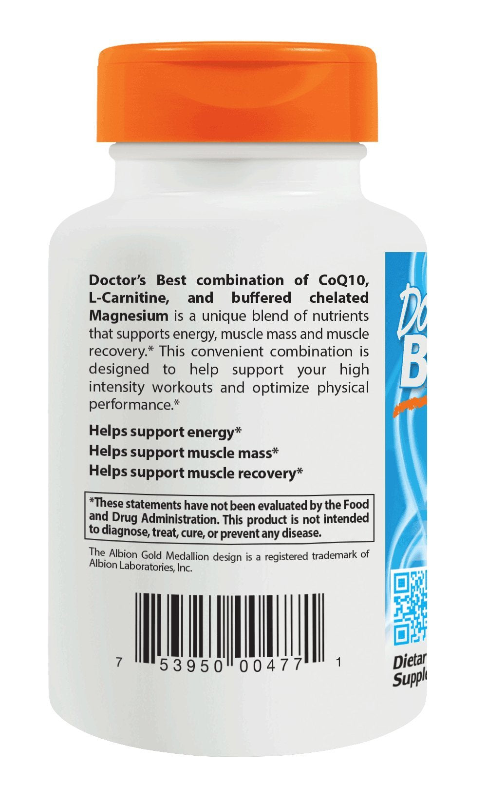 Suplemento la recuperación muscular Doctor's Best