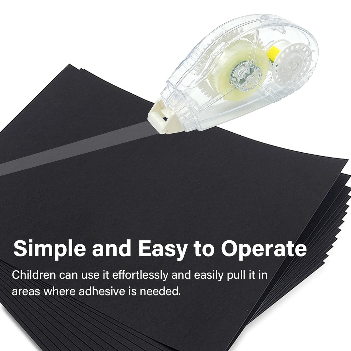 Rodillo de cinta adhesiva de doble cara 0.3 in x 33 pies..