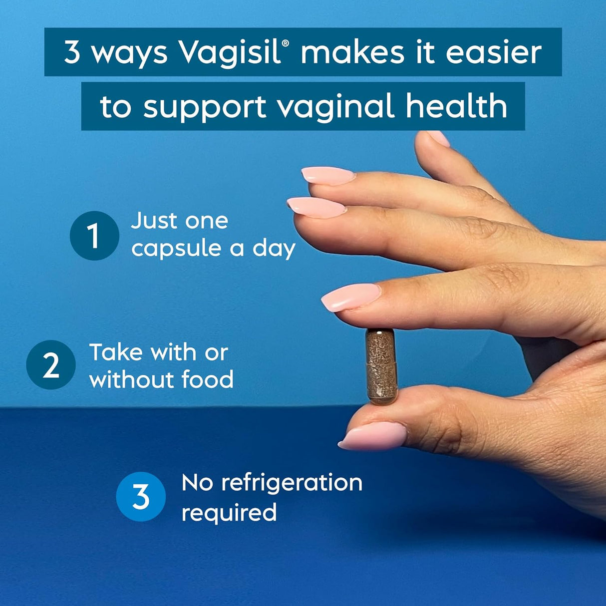 Vagisil Suplementos probióticos promueve la salud vaginal