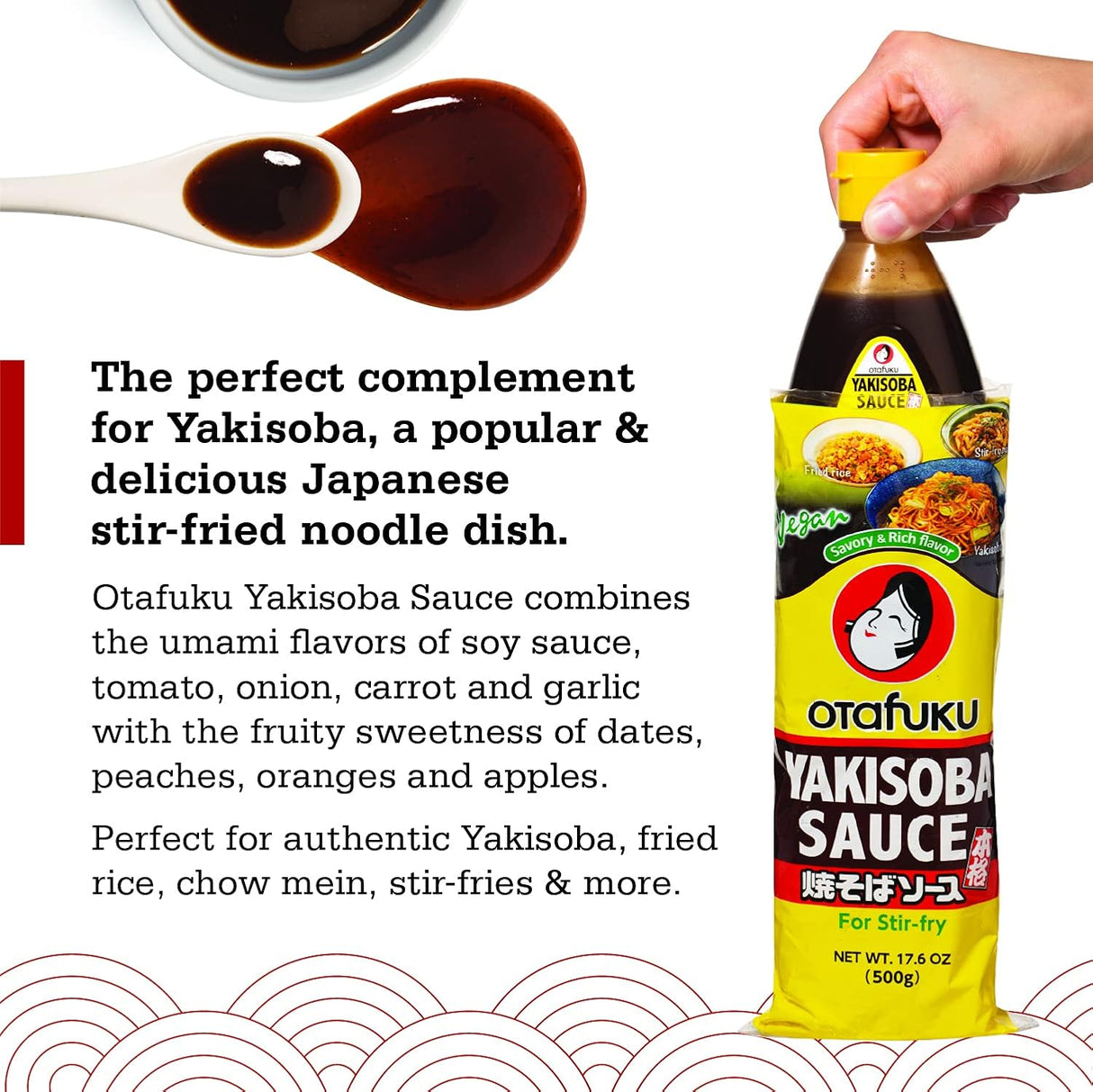 Salsa Yakisoba para saltear fritas salsa vegana Yakisoba