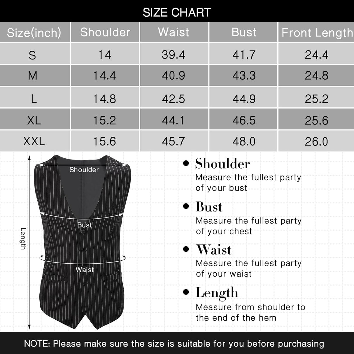 Disfraz de Hombre SATINIOR 1920s con Chaleco, Sombrero y Reloj