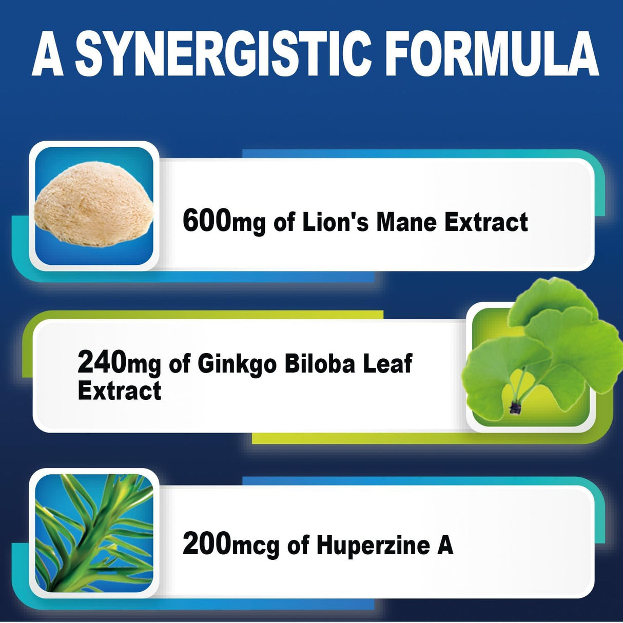 Cápsulas de Melena de León, Suplemento 10 en 1, Vegano