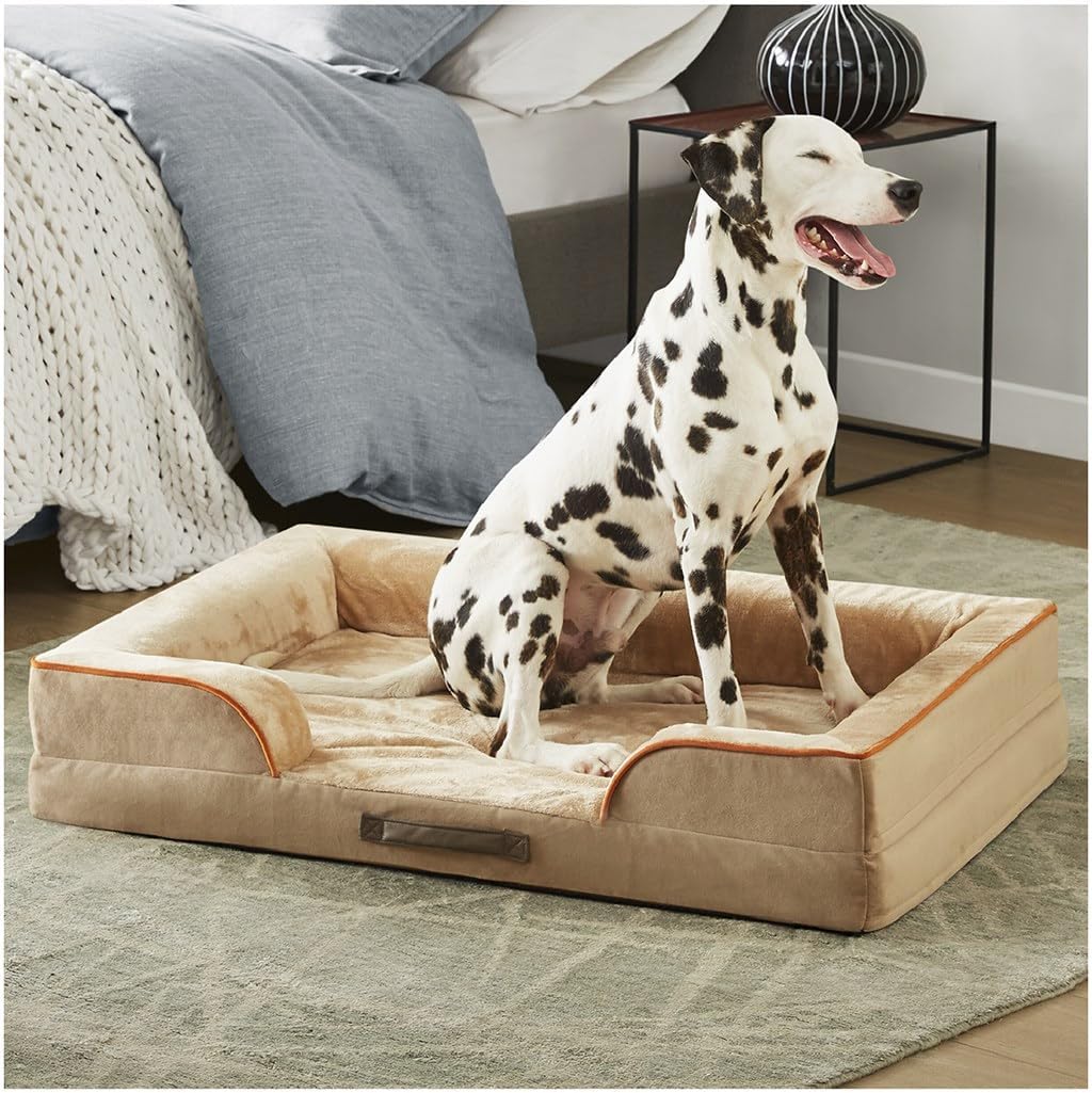 Cama ortopédica para perros Friends Forever, espuma viscoelástica, 35x25x6.5
