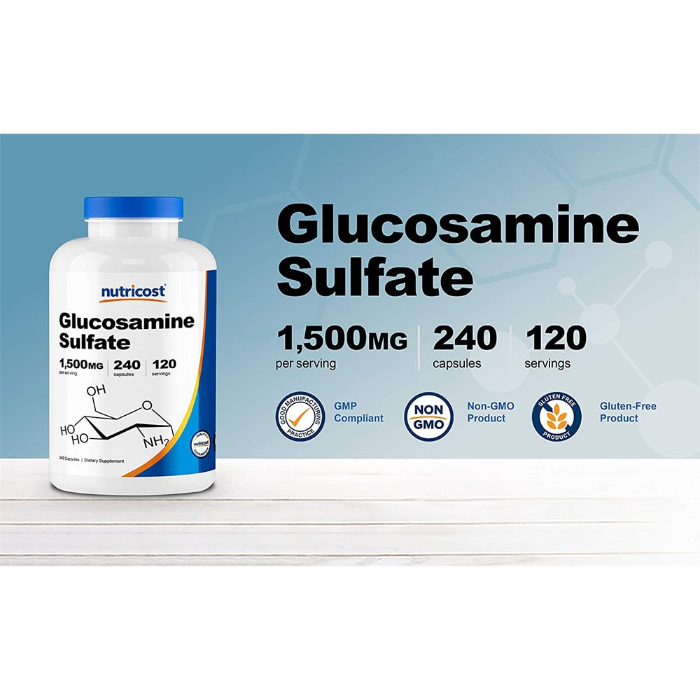Suplementos Alimenticios de glucosamina 240 cápsulas
