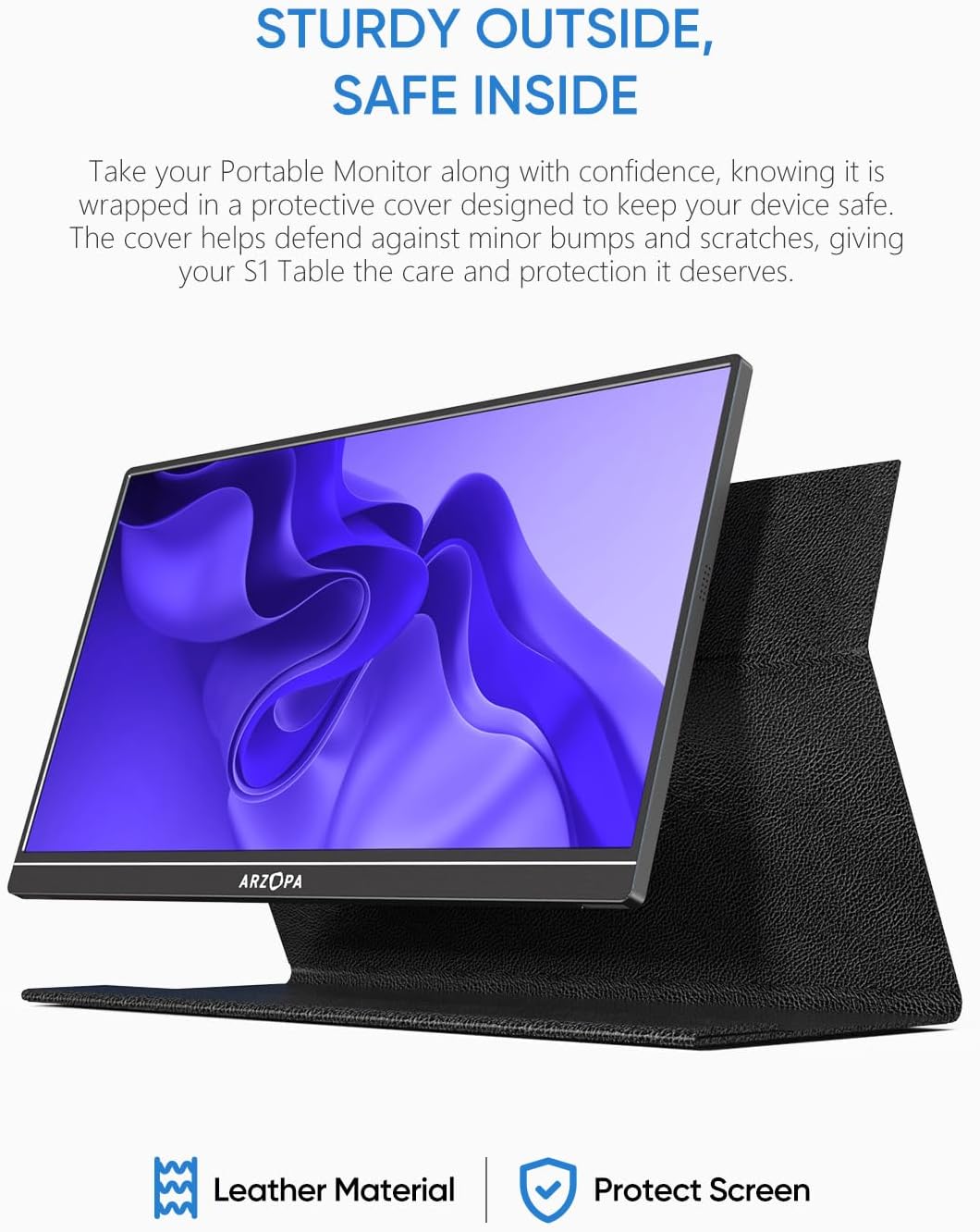 Monitor portátil ARZOPA 15.6'' FHD USB C HDMI HDR S1