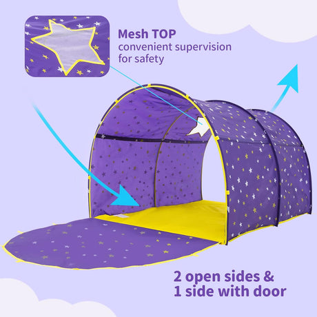 Toldo para cama de ensueño para niños Alvantor Starlight