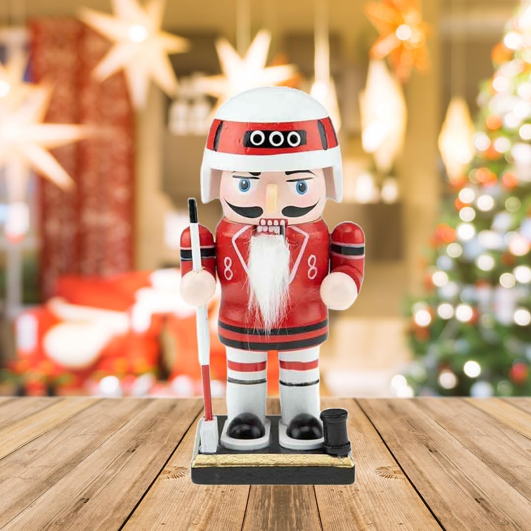 Nutcracker Jugador de Hockey 6 Clever Creations, Decoración Navidad
