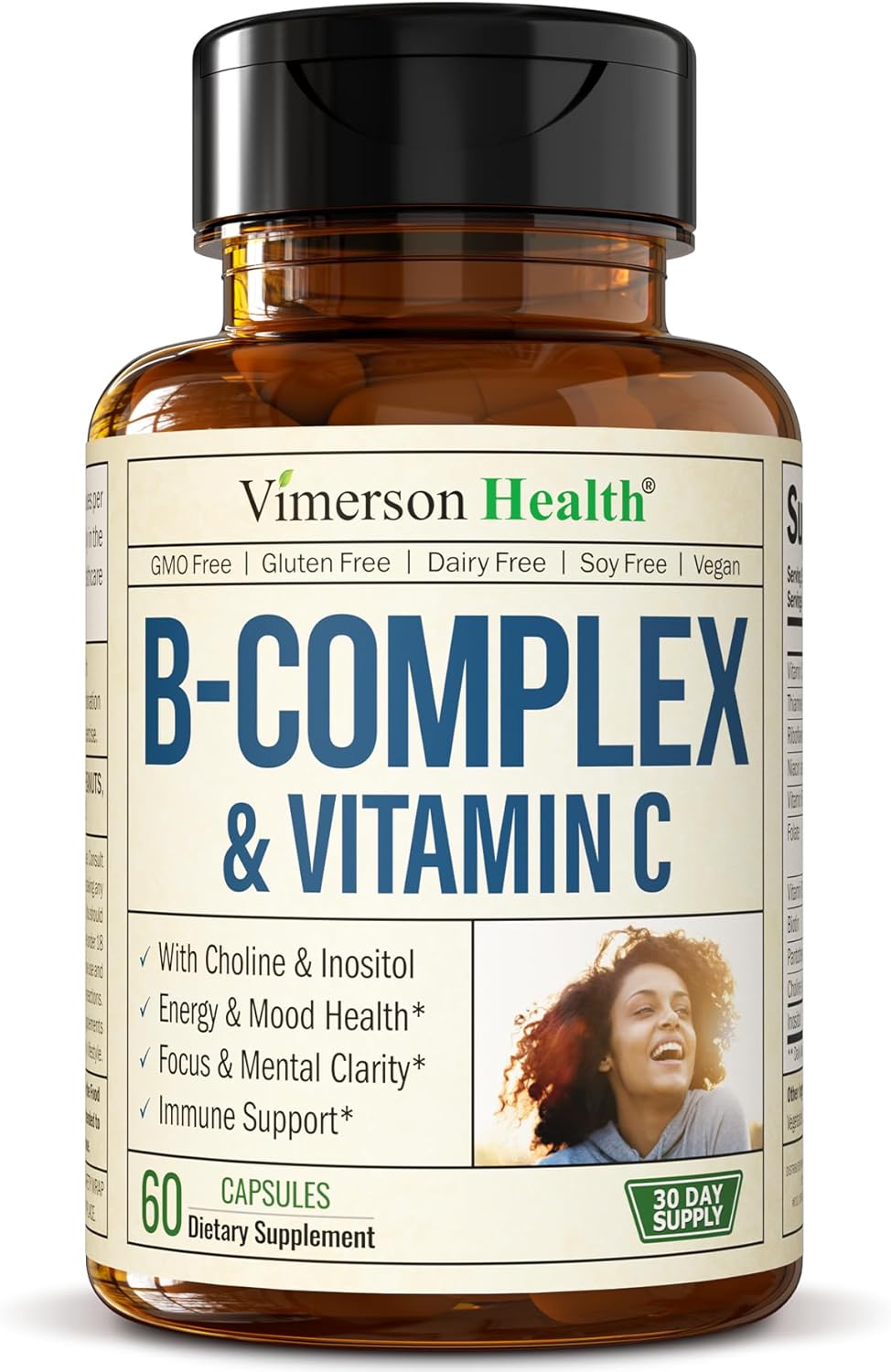 Complejo de Vitamina B y C con Ácido Fólico - Potencia Alta
