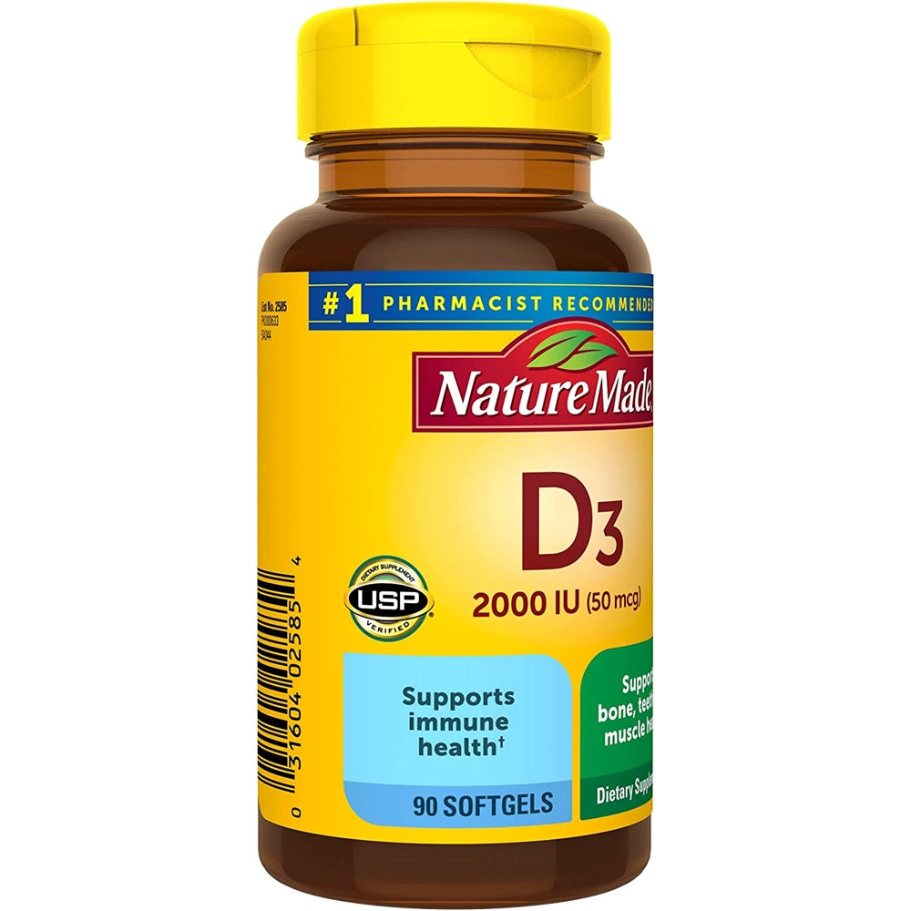 Suplemento Nature Made Vitamina D3 vitamina D 2000 IU