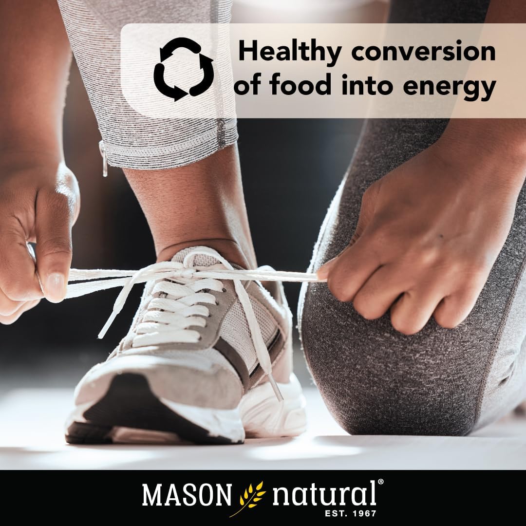 MASON NATURAL B12 50 mcg con Calcio, 100 Tabletas Saludables