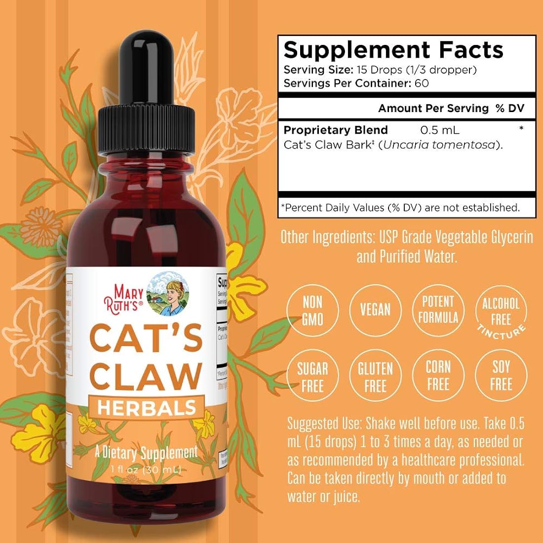 Suplementos Tintura de corteza de uña de gato