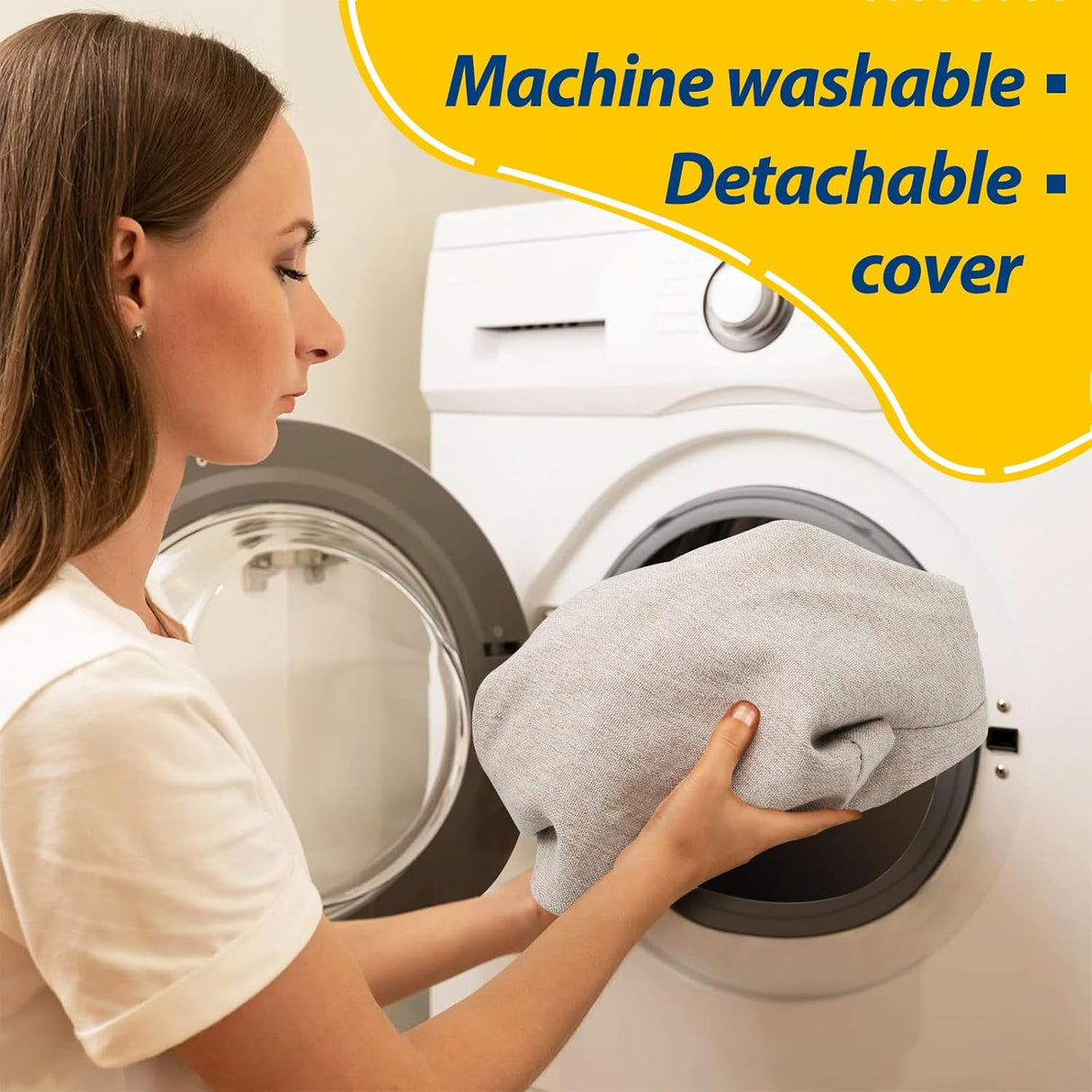 Cojines D-Shaped AAAAAcessories, 2'' gruesos, Set de 4