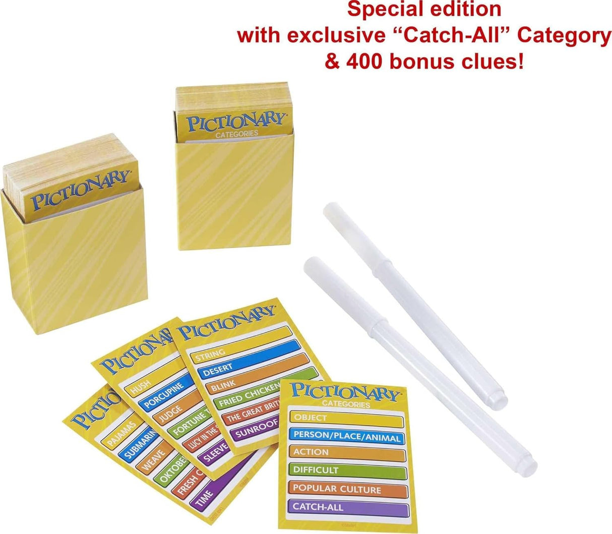 Juego de Mesa Pictionary de Mattel, para Niños y Adultos