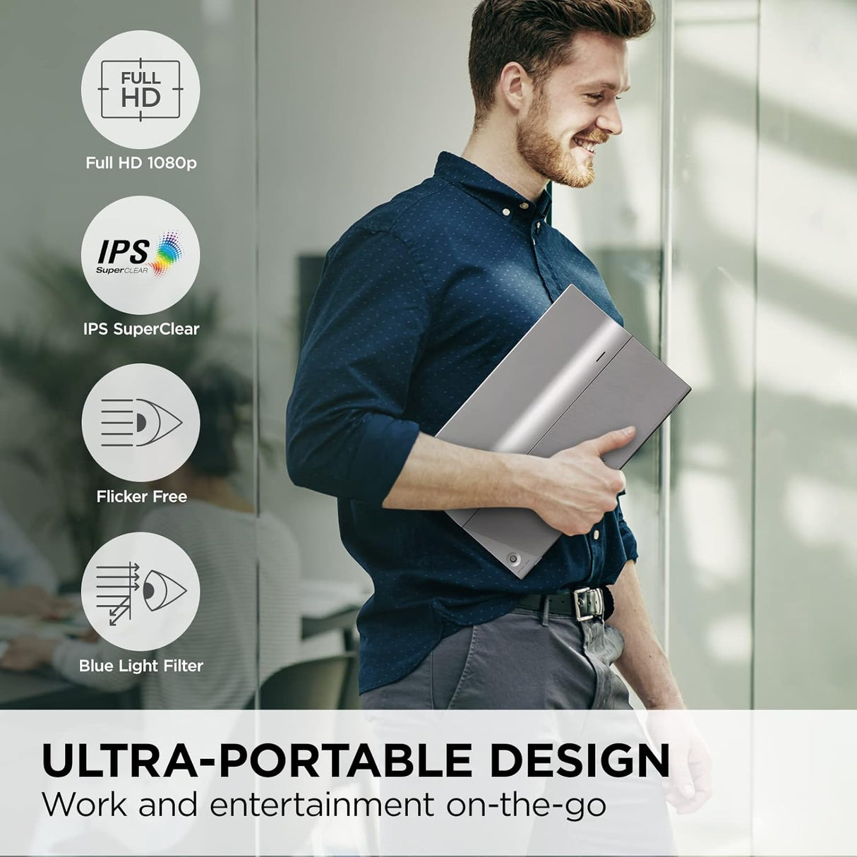 Monitor portátil de 15.6 pulgadas 1080p ViewSonic VG1655