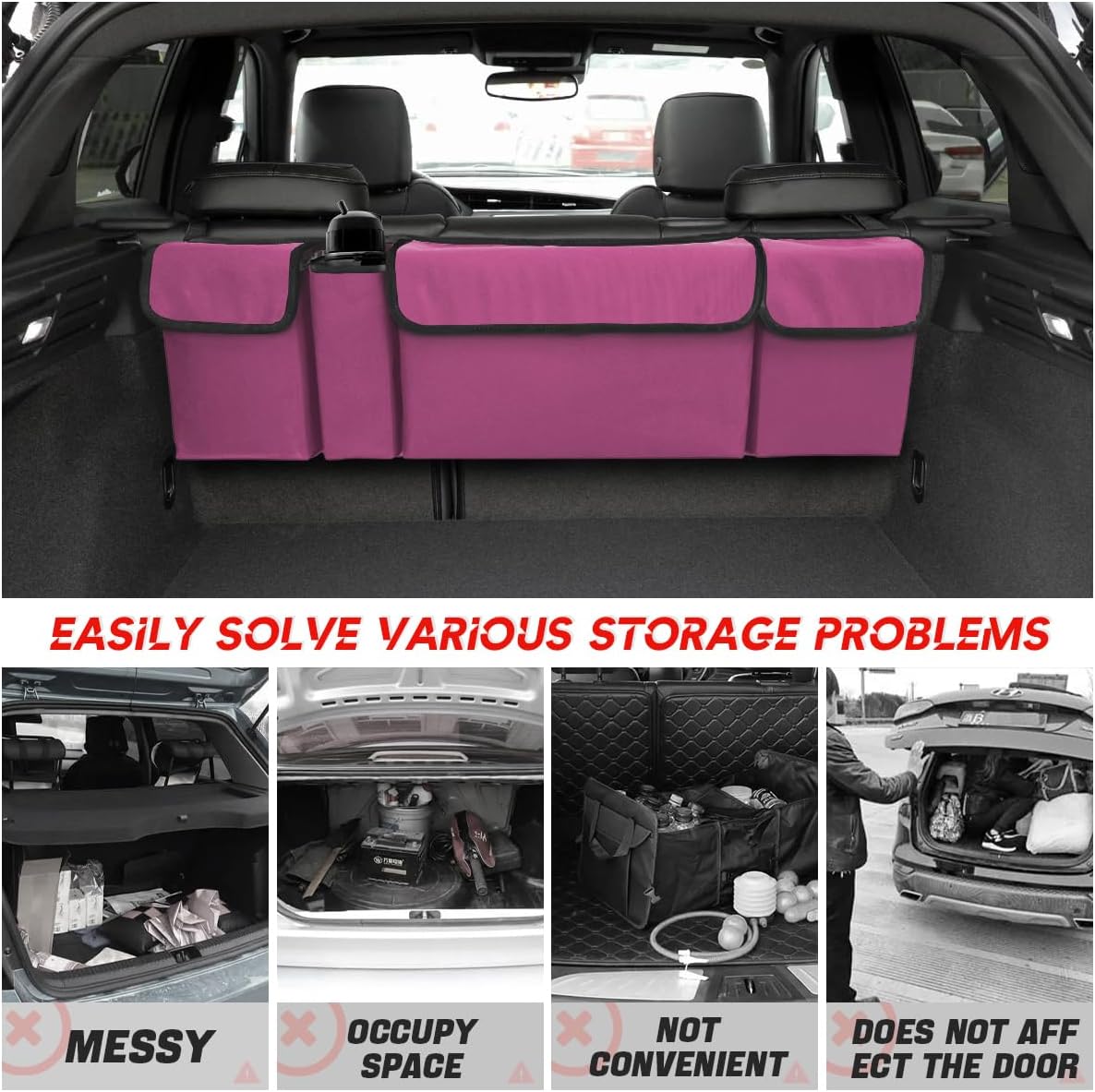 Organizador de Maletero BELOMI, Impermeable y Colapsable