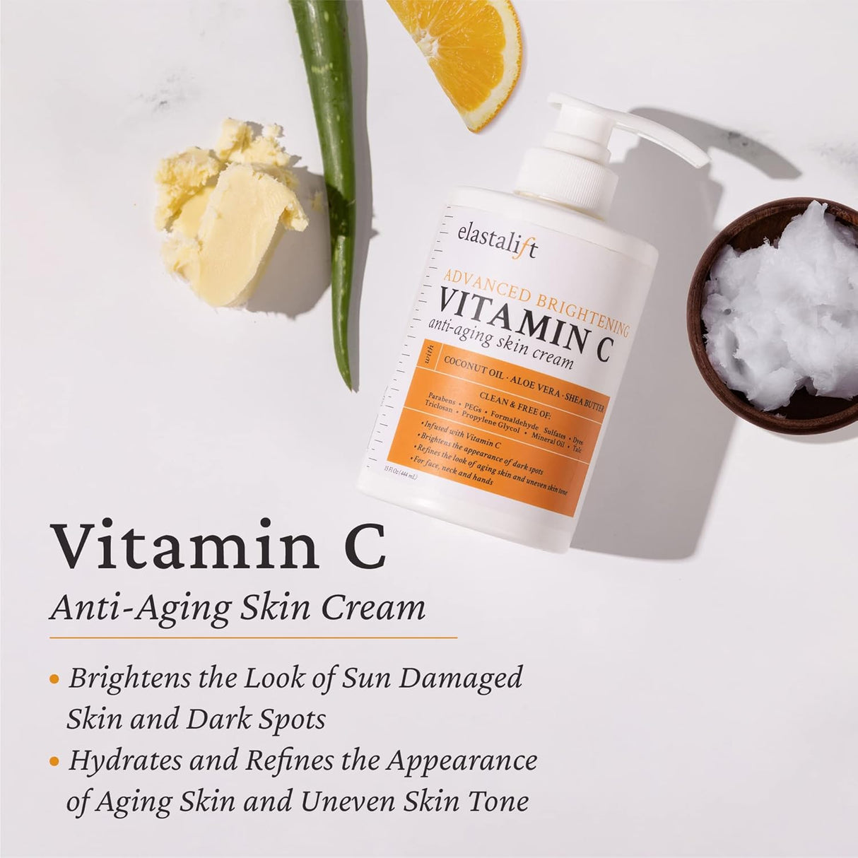 Crema iluminadora con vitamina C Elastalift