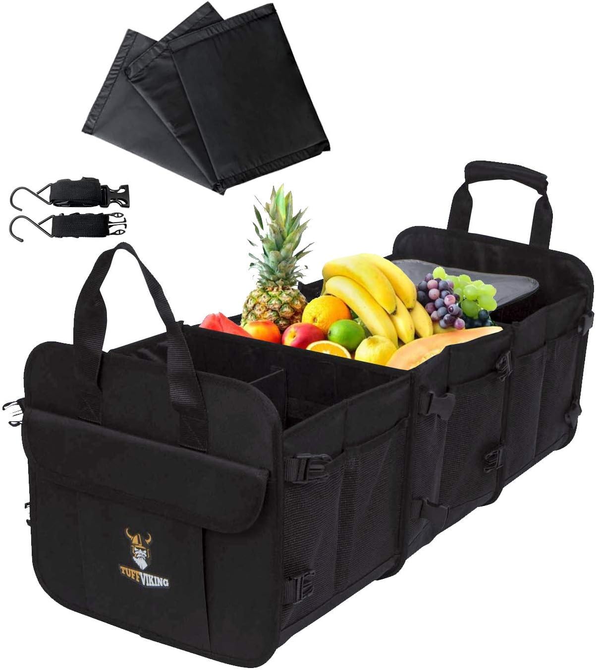 Organizador de maletero SUV 3 Compartimentos con tapa 5 en 1