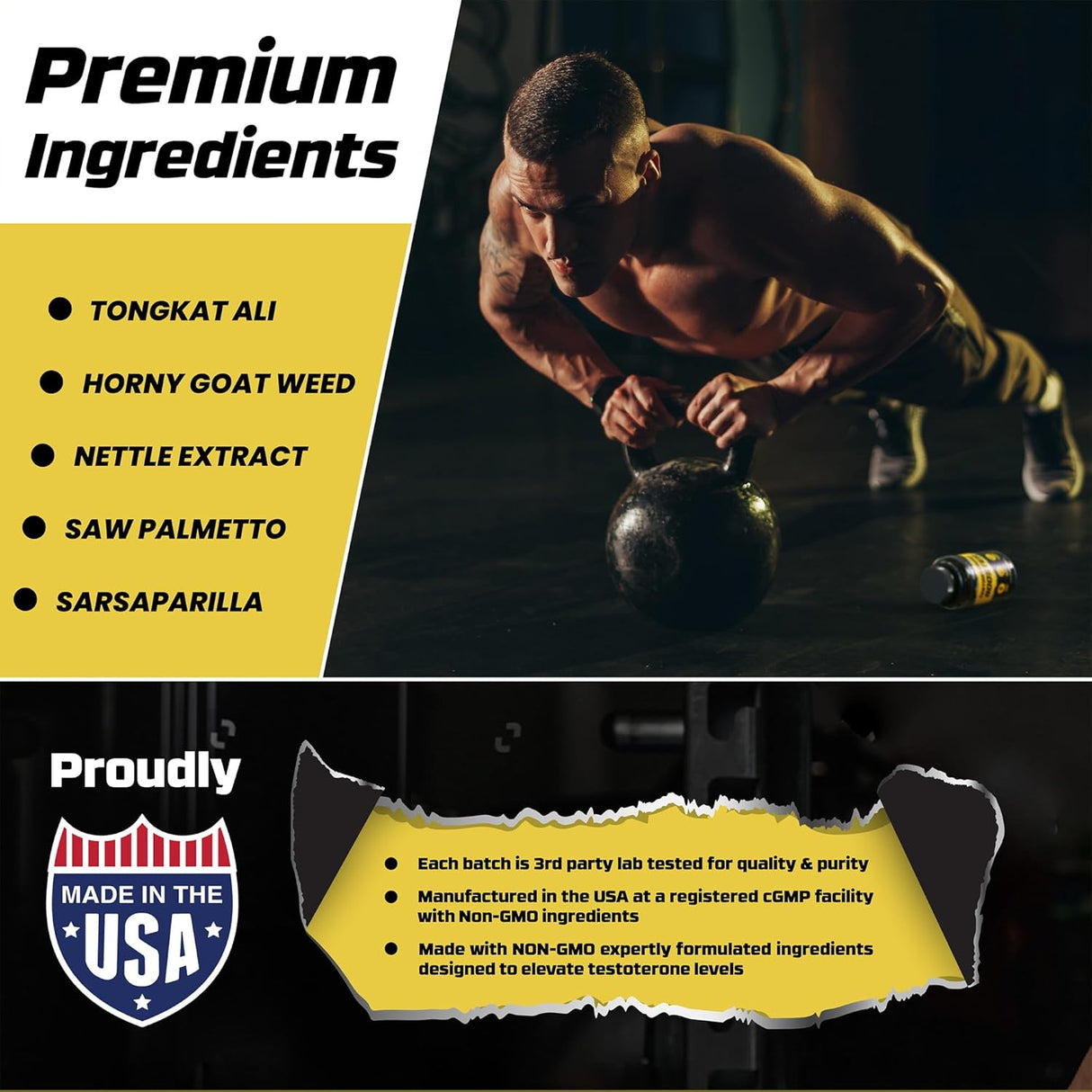 Suplemento de testosterona para hombres píldoras masculinas