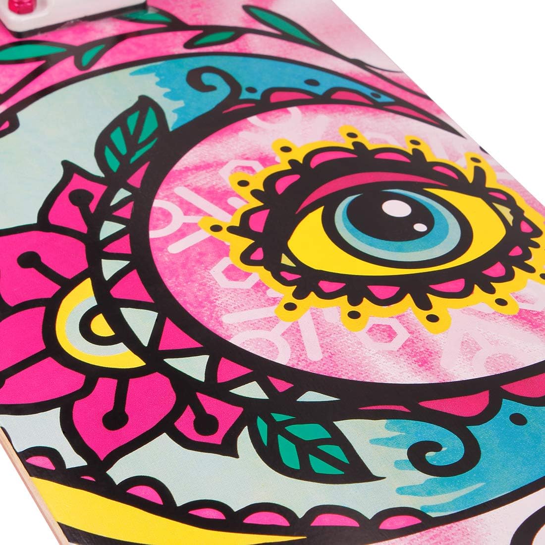 Skateboard Completo 31''x8'', Madera Arce 7 Capas, Doble Kick