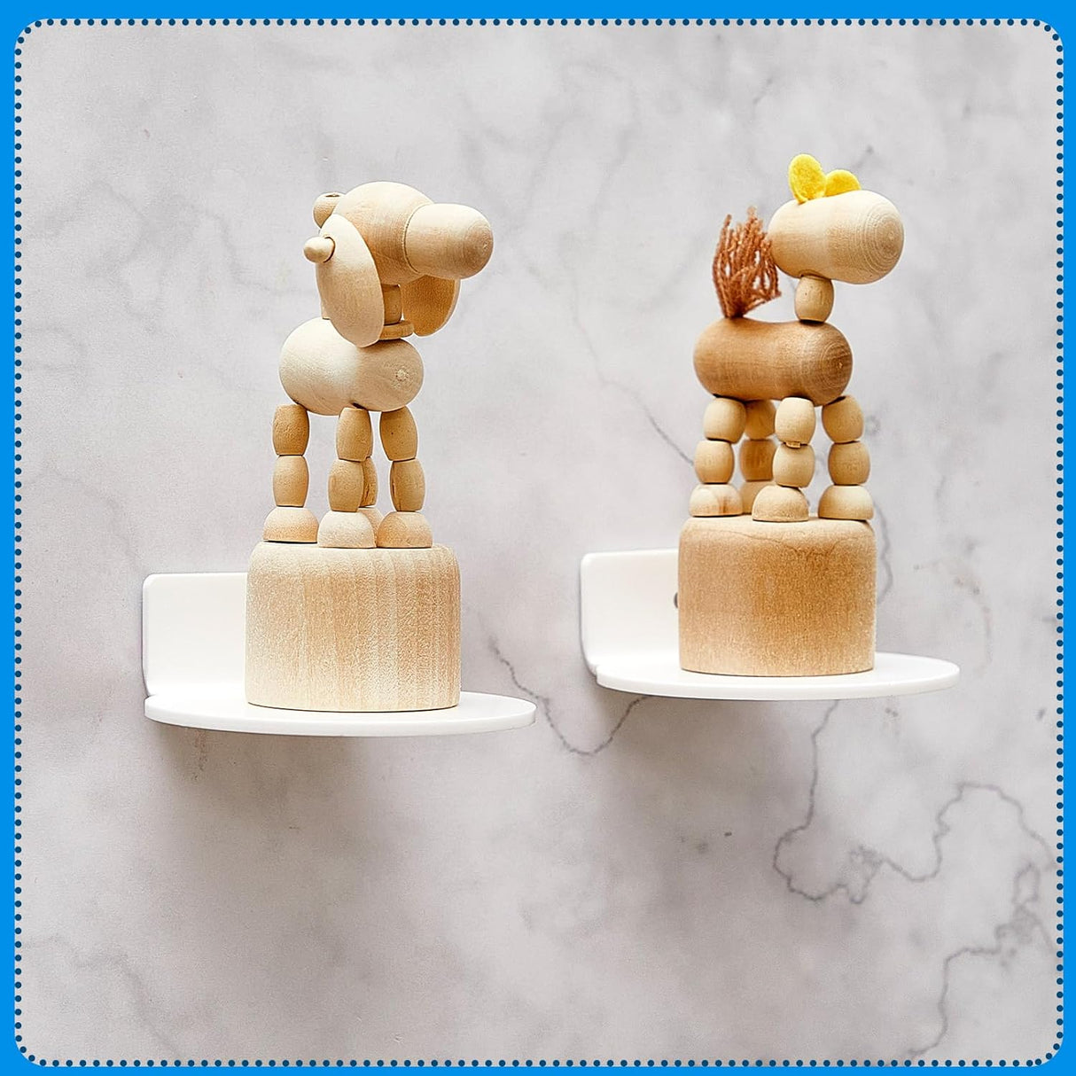 Estante Flotante Juexica 24 Pcs para Figuras de Acción 3 Pulgadas