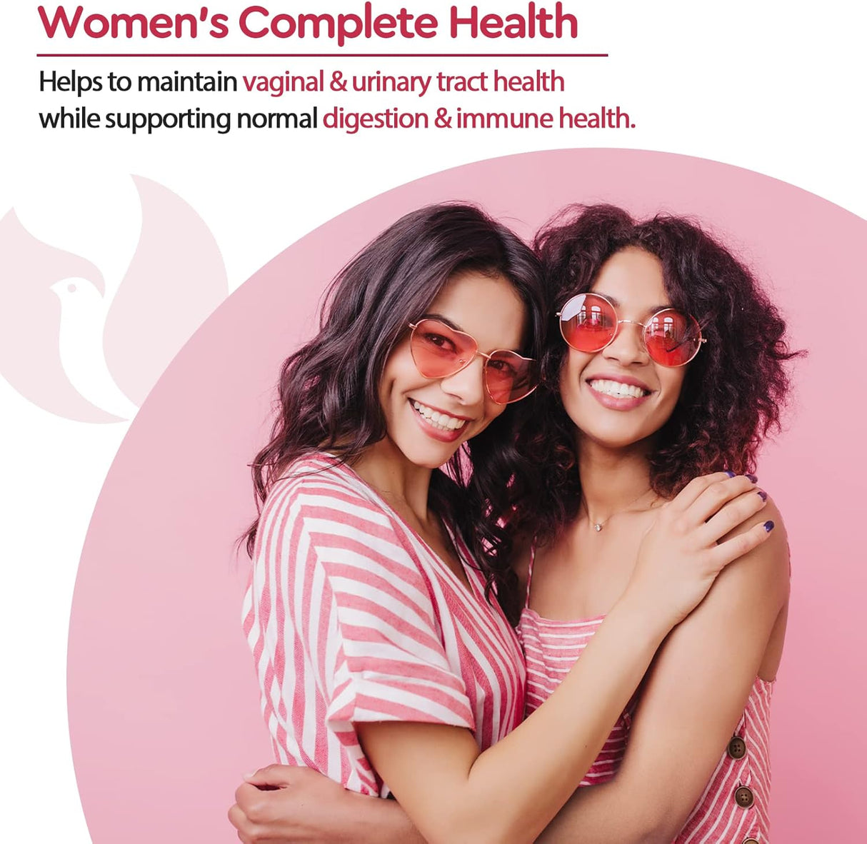 Suplementos Probióticos para mujeres 300 mil millones de UFC