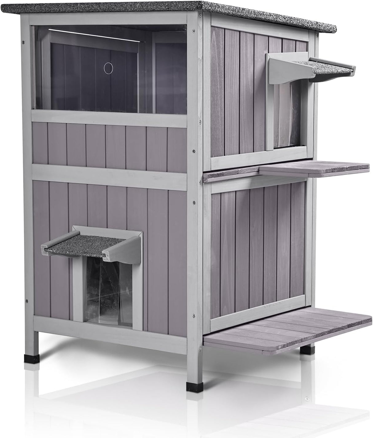 Casa para gatos GUTINNEEN refugio exterior impermeable modelo