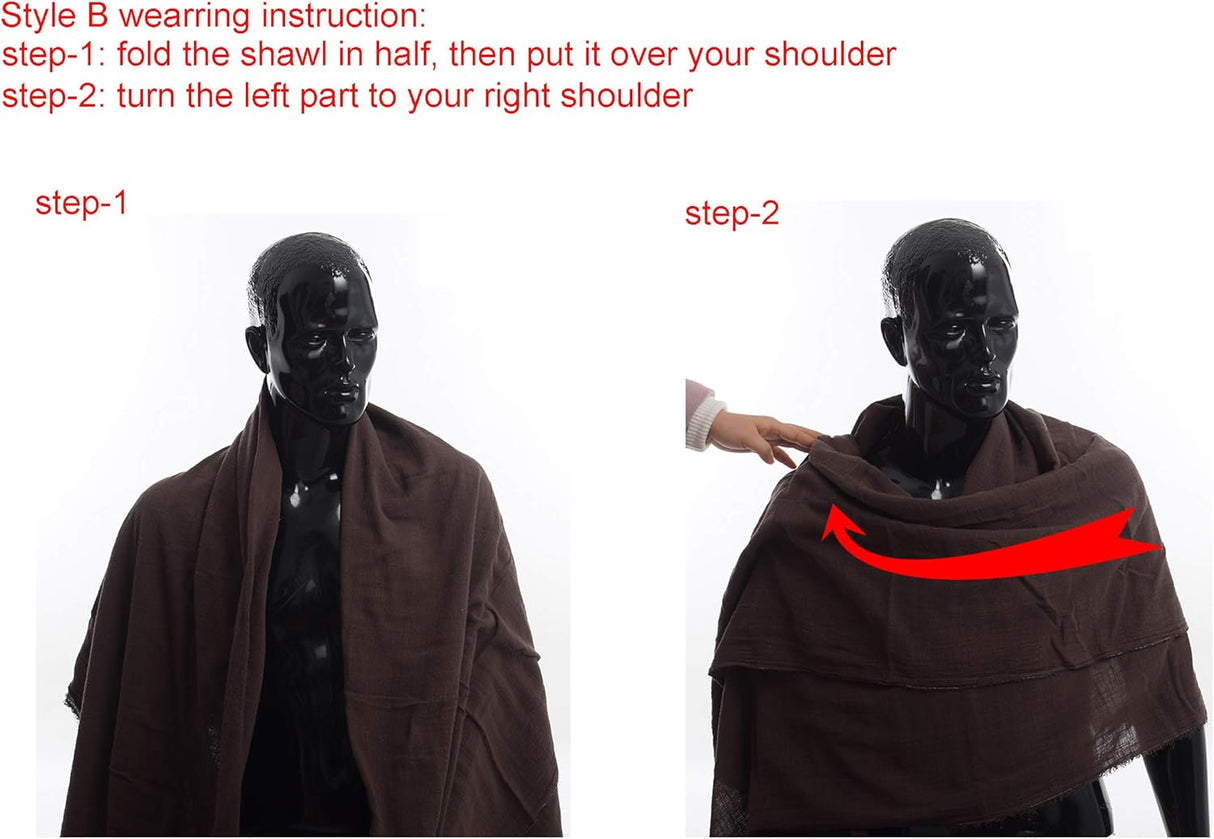 Chal Sagrado GRACEART, Estilo Apocalíptico, Cowl Medieval Sash