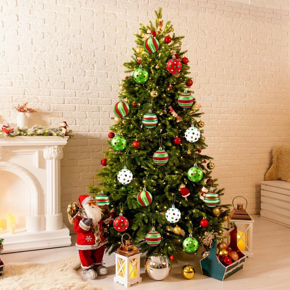 Brillante adornos Bolas de Navidad 18pcs 2.4 Pulgadas