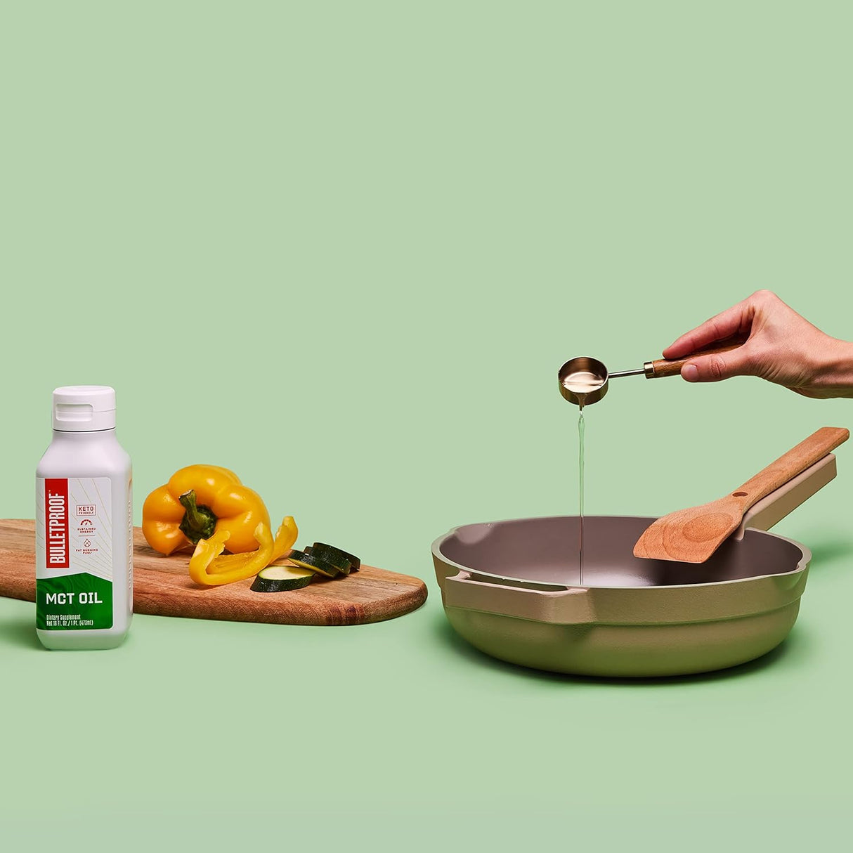 Suplemento Aceite MCT fabricado con aceite C10 y C8 MCT 16oz