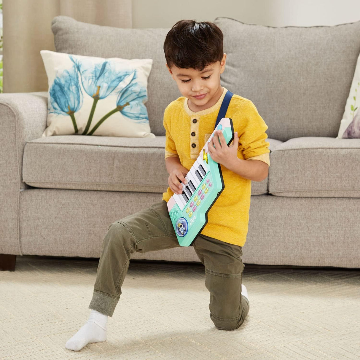 Teclado VTech Bluey, juguete musical para niños, modelo Keytar