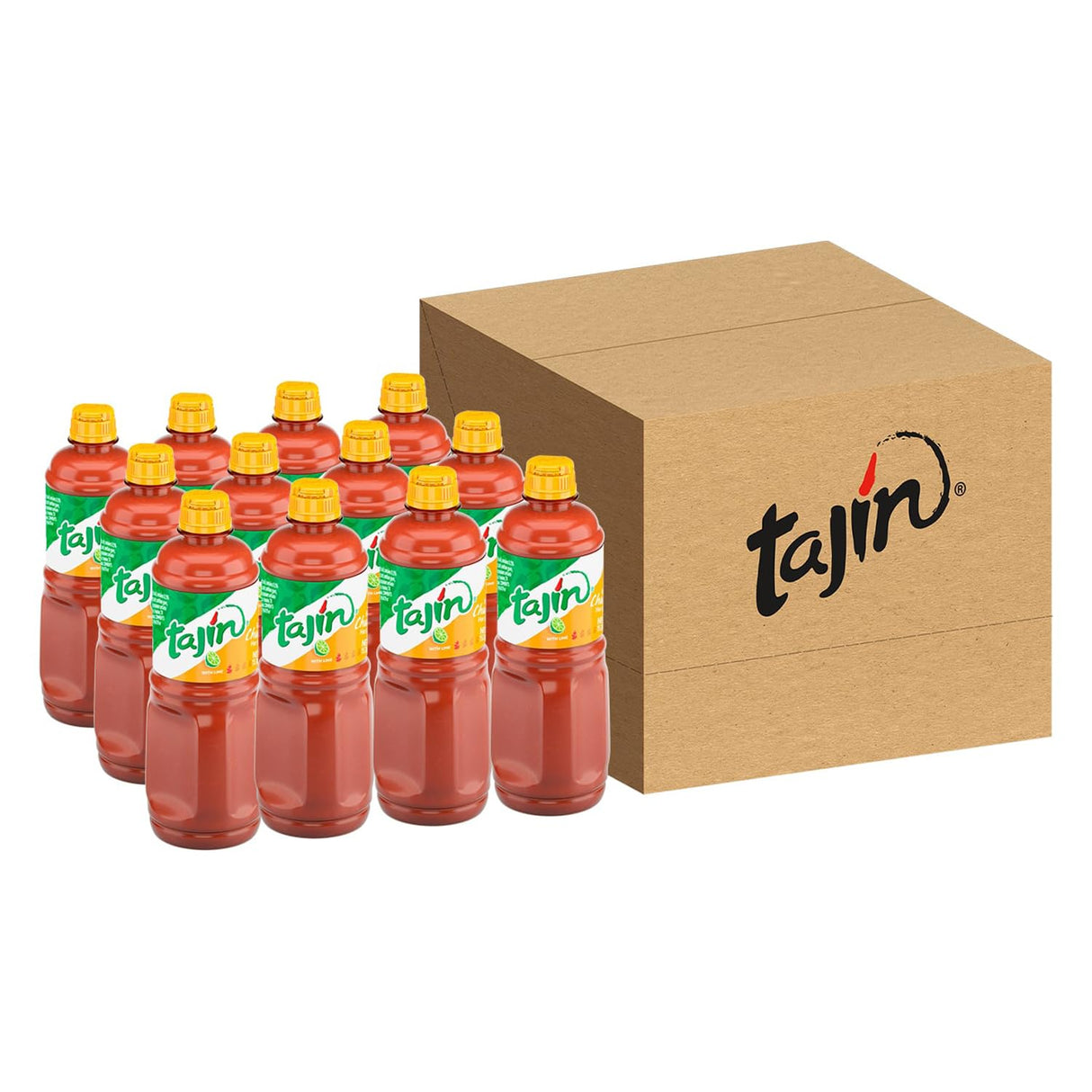 Salsa Picante Frutal Chamoy Tajín 15.38 oz (Paquete de 12)