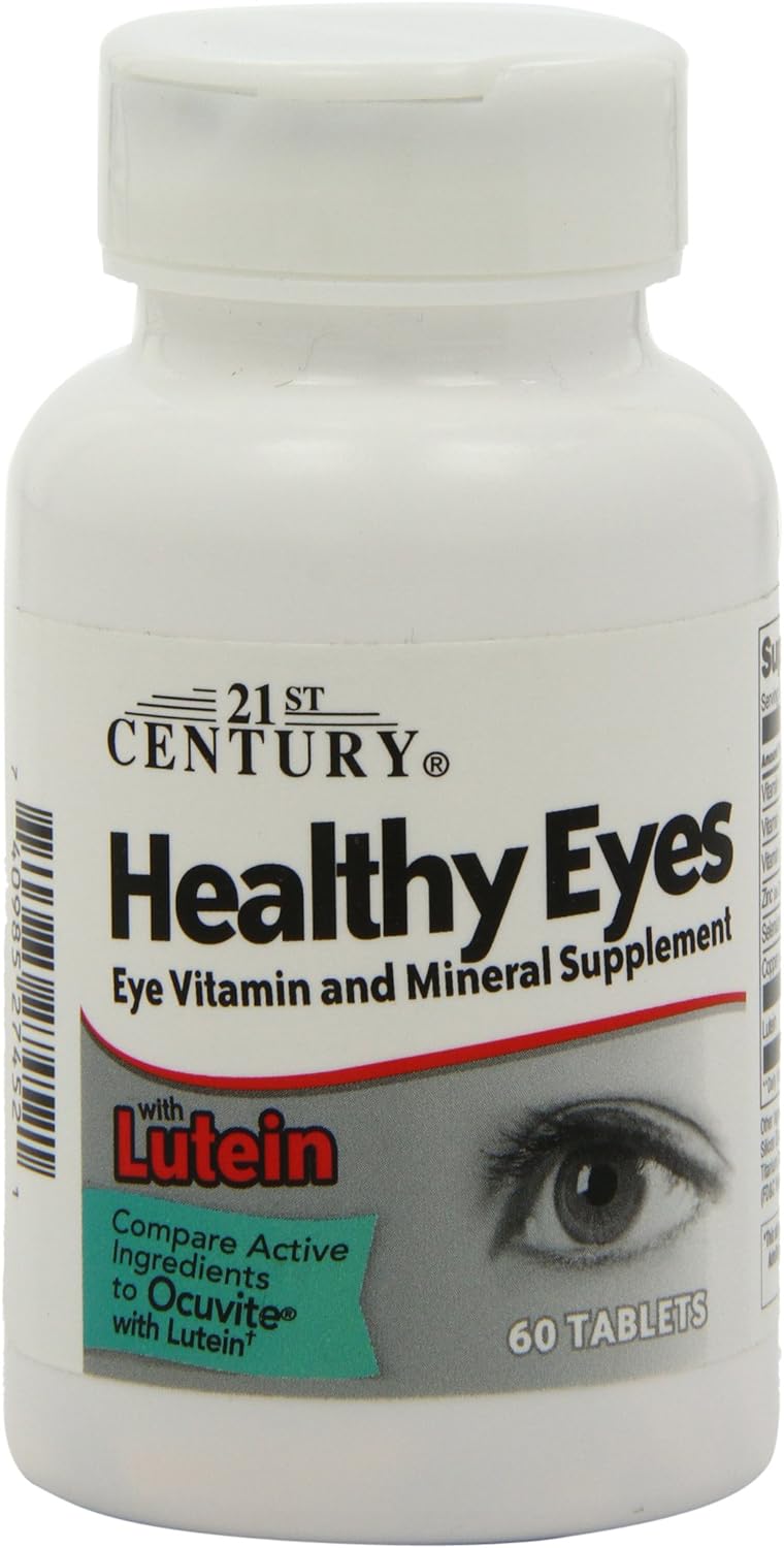 Suplemento 21st Century Ojos saludables de luteína 60 und