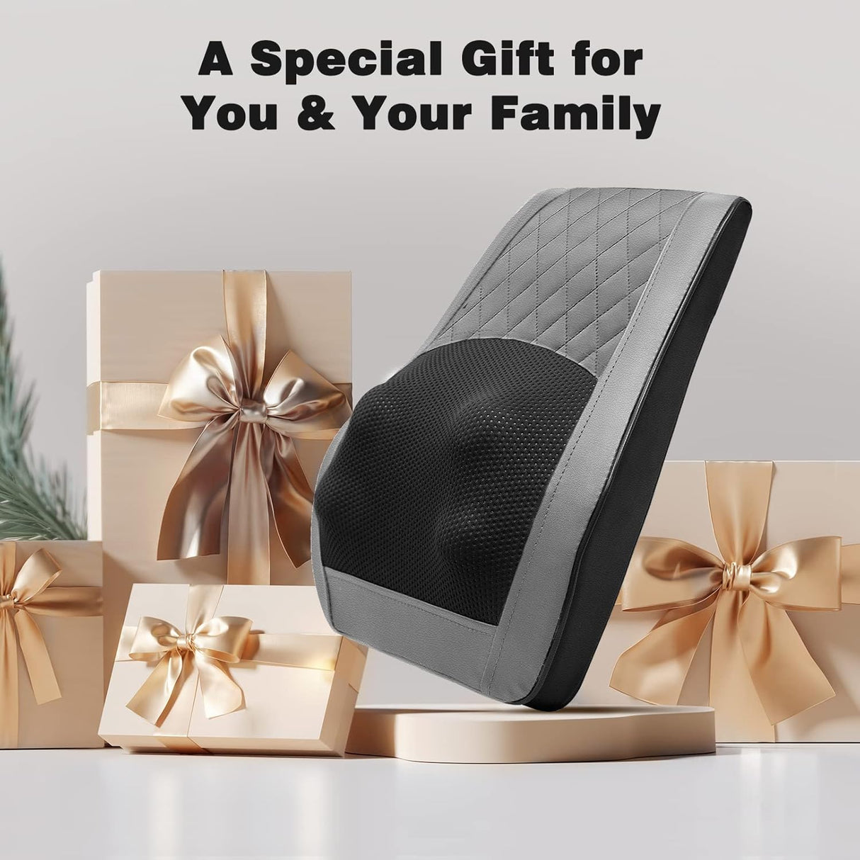 Masajeador de Espalda con Calor, 3D, Alivio de Dolor, Modelo X