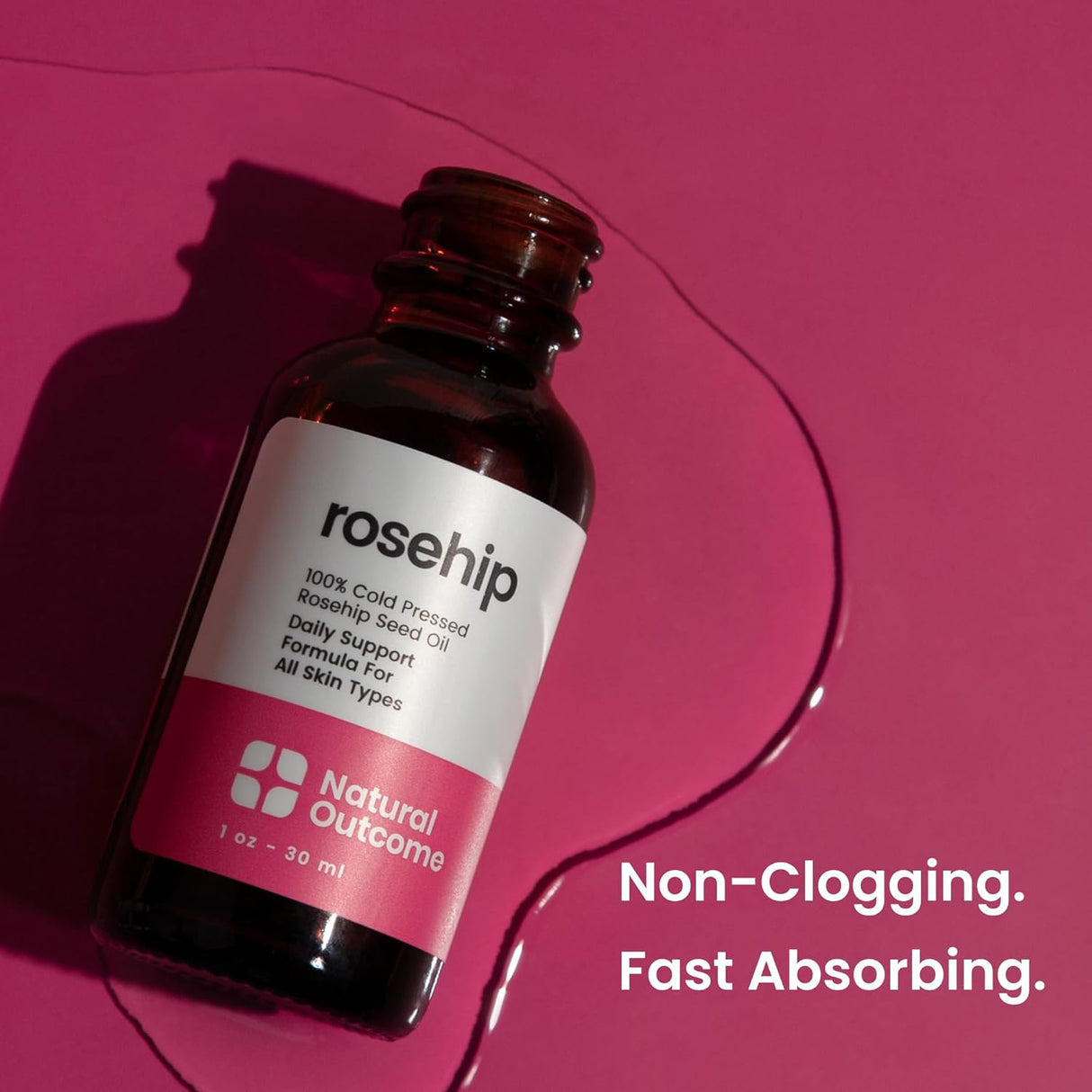 Aceite facial de rosa mosqueta puro prensado en frío anti-edad