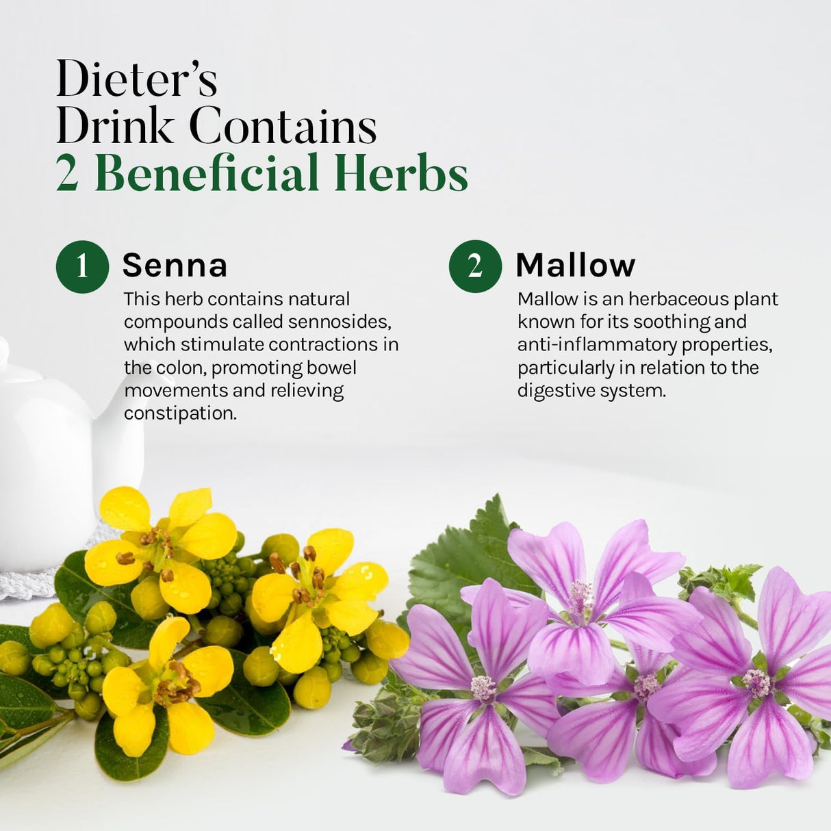 Té desintoxicante con Senna para alivio del estreñimiento