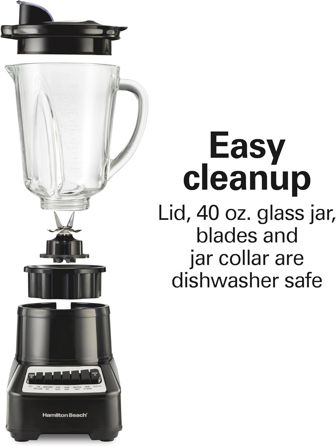 Batidora Hamilton Beach Wave Crusher 700W 40 oz. 14 Funciones 54220