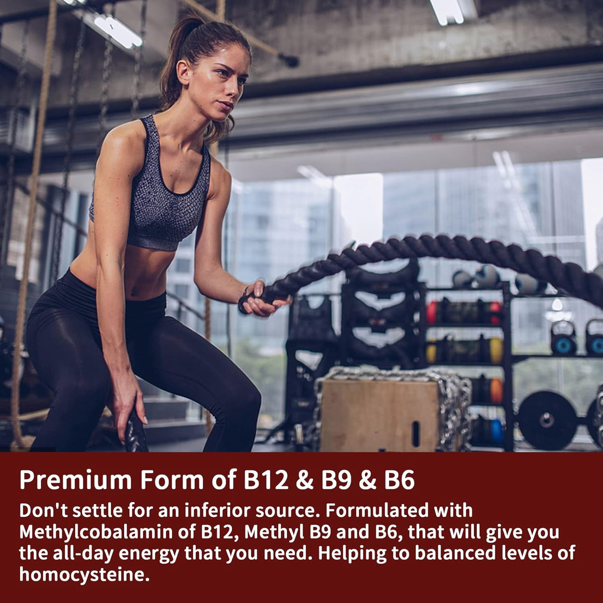 Suplementos Gomitas de complejo de vitamina B 2000 mcg