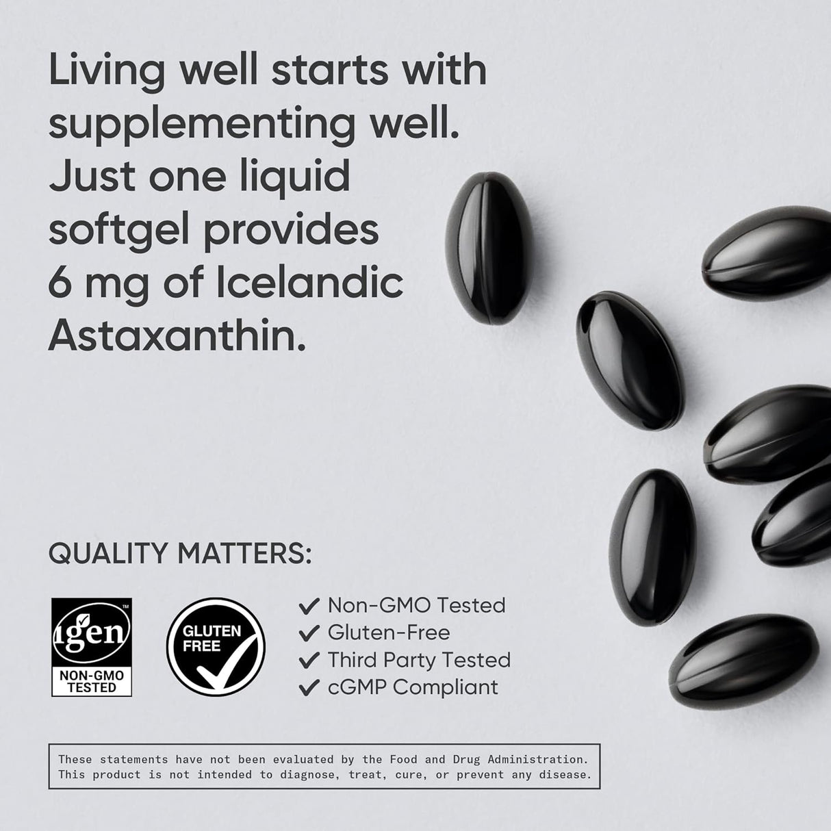 Suplemento Sports Research de astaxantina de algas orgánico